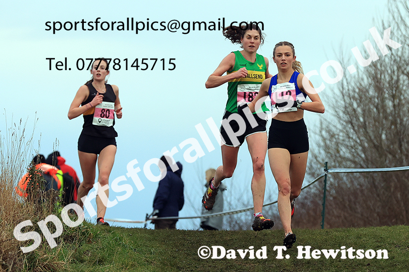 Senior womens 2024 NECAA Cross Country Champs., Temple Park, South Shields. Photo: David T. Hewitson/Sports for All Pics